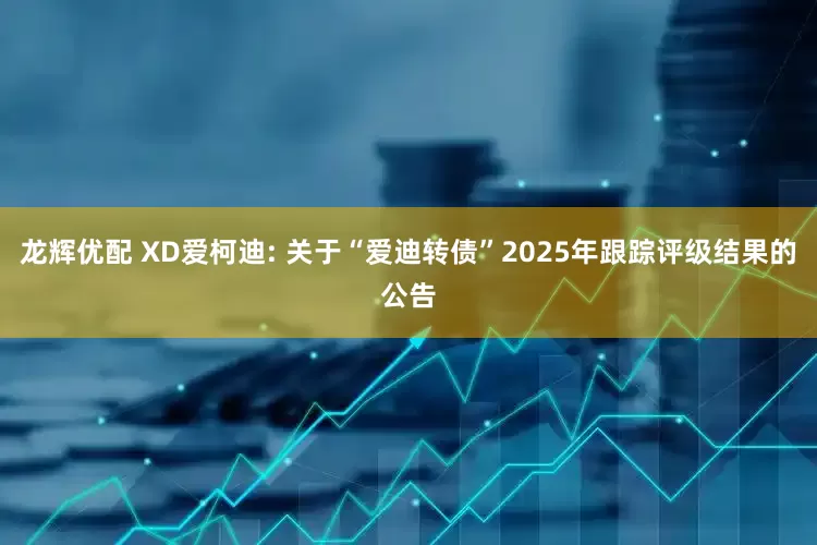 龙辉优配 XD爱柯迪: 关于“爱迪转债”2025年跟踪评级结果的公告
